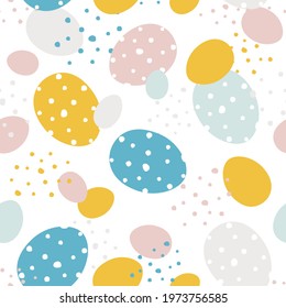 Abstract Eggs Graphic Seamless Pattern