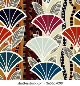 Abstract Egypt seamless pattern. Vector illustration. 