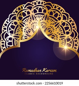 Abstract Eid Mubarak Islamic vector background design vector