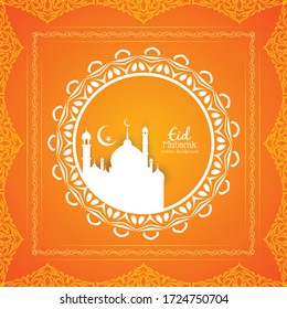 Abstract Eid Mubarak religious Islamic background