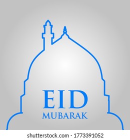 abstract eid Mubarak social Medea post and Islamic new year background. Islamic background.