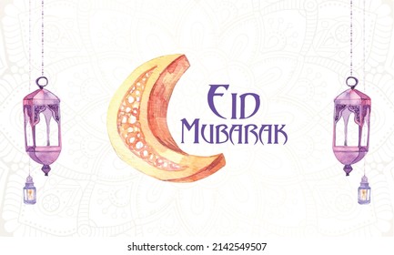 abstract eid wishes card template. eid wishes card design