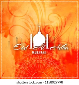 Abstract Eid-Al-Adha mubarak background