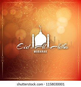 Abstract Eid-Al-Adha mubarak background