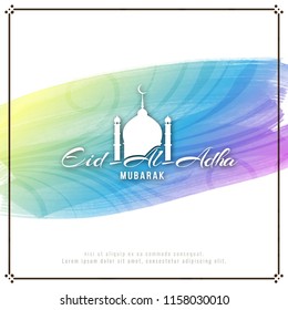 Abstract Eid-Al-Adha mubarak background