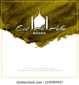 Abstract Eid-Al-Adha mubarak background