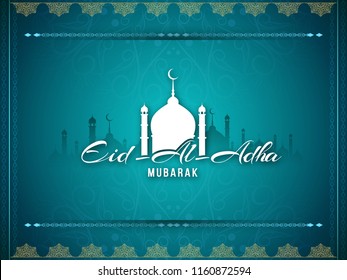 Abstract Eid-Al-Adha mubarak background