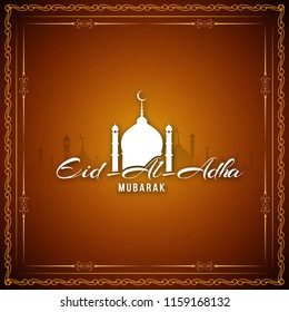 Abstract Eid-Al-Adha mubarak decorative religious beautiful background
