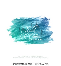 Abstrakter religiöser moderner Hintergrund von Eid-Al-Adha Mubarak