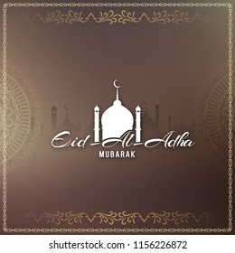 Abstract Eid-Al-Adha mubarak stylish background