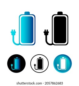 Abstraktes Symbol für elektrische Batterie