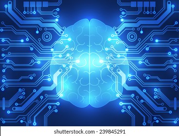 Sinopsis digital del circuito eléctrico, concepto tecnológico