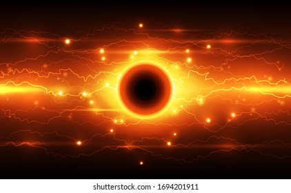 Tecnología digital eléctrica abstracta, fondo conceptual