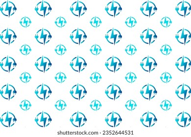 Resumen Fondo de patrón eléctrico, se puede usar para diseños de negocios, diseños de presentaciones o cualquier diseño adecuado.