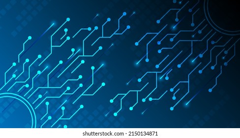 Abstract electric technology circuit lines. futuristic connection digital data background. EP.24.hi-tech communication concept innovation vector illustration background 