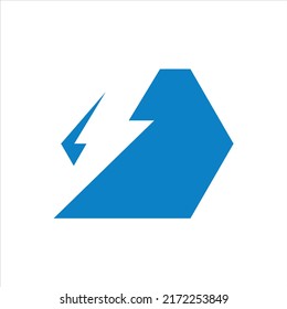 Abstract Electrical Logo Icon. Power Electrical Logo Design Template Vector Illustrations