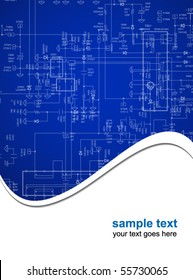 abstract electronic chip background