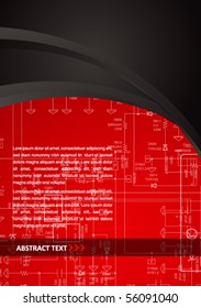 abstract electronic chip background