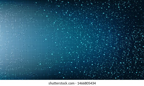 Abstract Electronic Circuit Microchip Technology Background,Hi-tech Digital and Future Concept design,Free Space For text in put,Vector illustration.