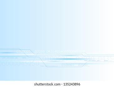 abstract electronics blue background