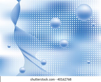 Abstract elegance background with balls. Vector illustration. Gradient mesh include.