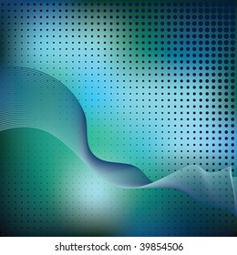Abstract elegance background with dots. Vector illustration. Gradient mesh include.