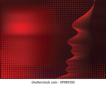Abstract elegance background with dots. Vector illustration. Gradient mesh include.
