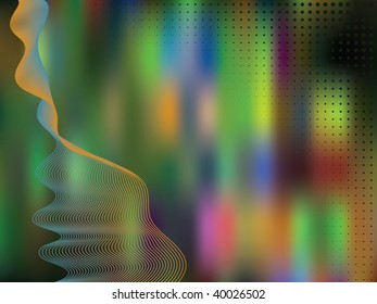 Abstract elegance background with dots. Vector illustration. Gradient mesh include.