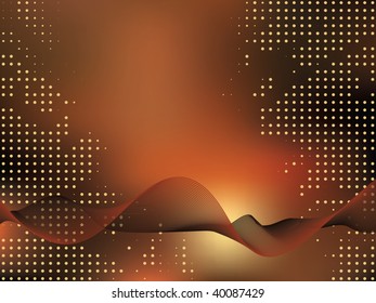 Abstract elegance background with dots. Vector illustration. Gradient mesh include.