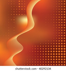 Abstract elegance background with dots. Vector illustration. Gradient mesh include.