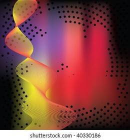 Abstract elegance background with dots. Vector illustration. Gradient mesh include.
