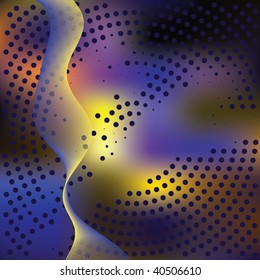 Abstract elegance background with dots. Vector illustration. Gradient mesh include.