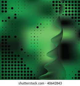 Abstract elegance background with dots. Vector illustration. Gradient mesh include.