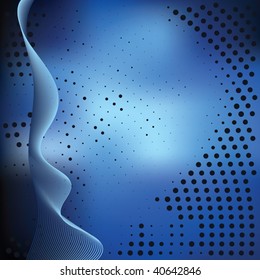 Abstract elegance background with dots. Vector illustration. Gradient mesh include.