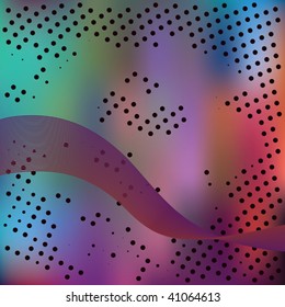 Abstract elegance background with dots. Vector illustration. Gradient mesh include.
