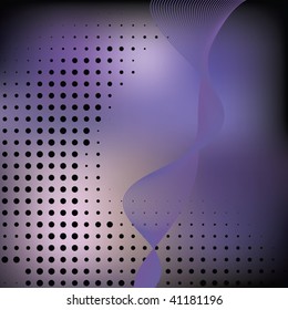 Abstract elegance background with dots. Vector illustration. Gradient mesh include.