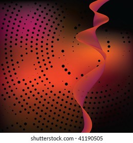 Abstract elegance background with dots. Vector illustration. Gradient mesh include.