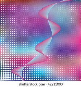 Abstract elegance background with dots. Vector illustration. Gradient mesh include.