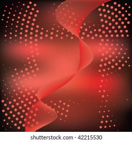 Abstract elegance background with dots. Vector illustration. Gradient mesh include.