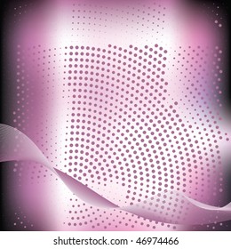 Abstract elegance background with dots. Vector illustration. Gradient mesh include.