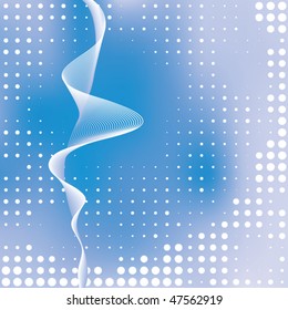 Abstract elegance background with dots. Vector illustration. Gradient mesh include.