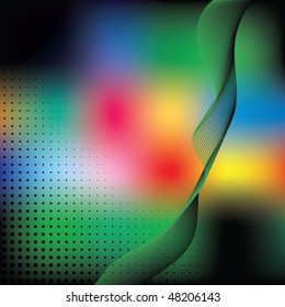 Abstract elegance background with dots. Vector illustration. Gradient mesh include.