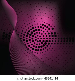 Abstract elegance background with dots. Vector illustration. Gradient mesh include.