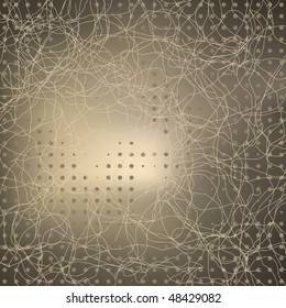 Abstract elegance background with dots. Vector illustration. Gradient mesh include.