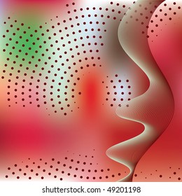 Abstract elegance background with dots. Vector illustration. Gradient mesh include.