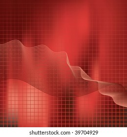 Abstract elegance background with grid. Vector illustration. Gradient mesh include.