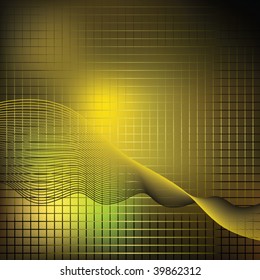 Abstract elegance background with grid. Vector illustration. Gradient mesh include.