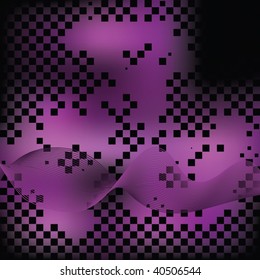 Abstract elegance background with tiles. Vector illustration. Gradient mesh include.