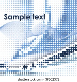 Abstract elegance background. Vector illustration. Based on fractal graphics.