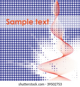 Abstract elegance background. Vector illustration. Based on fractal graphics.